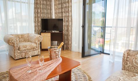 Люкс двухместный двухкомнатный, Корпус С. Отель Экодом Адлер. г. Сочи, Адлер