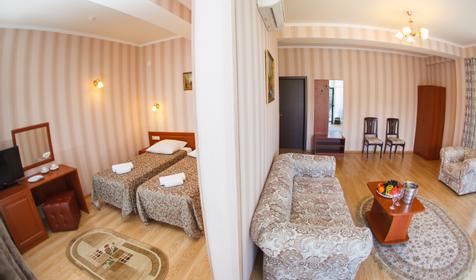 Люкс двухместный двухкомнатный, Корпус С. Отель Экодом Адлер. г. Сочи, Адлер