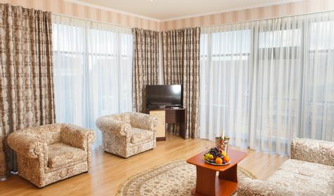 Люкс двухместный двухкомнатный, Корпус С. Отель Экодом Адлер. г. Сочи, Адлер