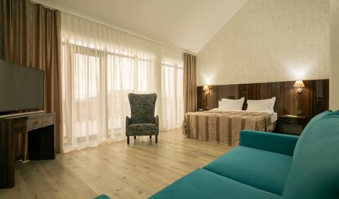 Стандарт двухкомнатный с террасой, Корпус В. Отель Экодом Адлер, Сочи, Адлер