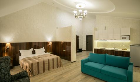 Стандарт двухкомнатный с террасой, Корпус В. Отель Экодом Адлер, Сочи, Адлер