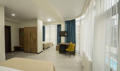 Двухкомнатный четырехместный стандарт. Отель Экодом Адлер, Сочи, Адлер