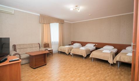 Семейный стандарт четырехместный. Отель Экодом Фэмили, Сочи