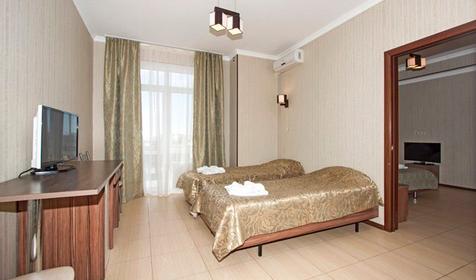 Стандарт 4-местный 2-комнатный. Отель Триера, Анапа, Витязево