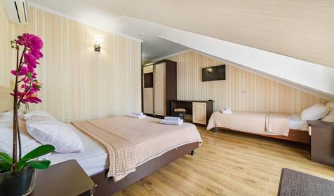 Мансардный трехместный