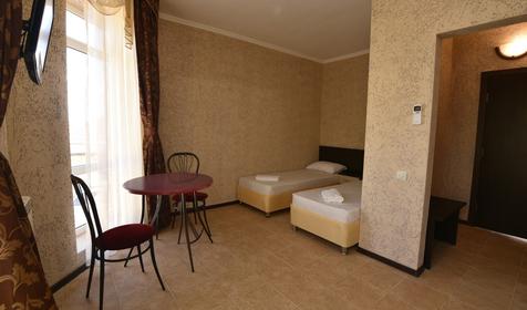 Стандарт двухместный без балкона. Отель Замок Азов, Темрюкский район, Пересыпь