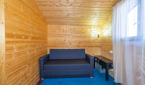 ЭКО дом из дерева,110 кв м, со всеми удобствами, для 4-х человек