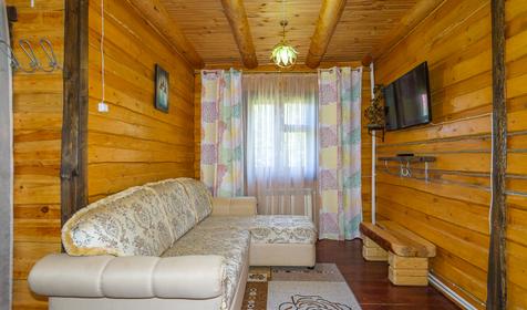 ЭКО дом из дерева,110 кв м, со всеми удобствами, для 4-х человек