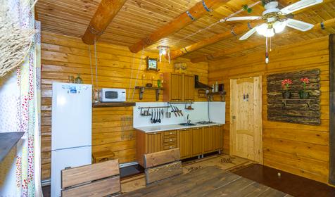 ЭКО дом из дерева,110 кв м, со всеми удобствами, для 4-х человек