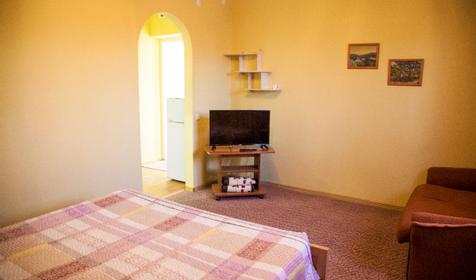 Комната для семьи из трех человек с кухонной зоной