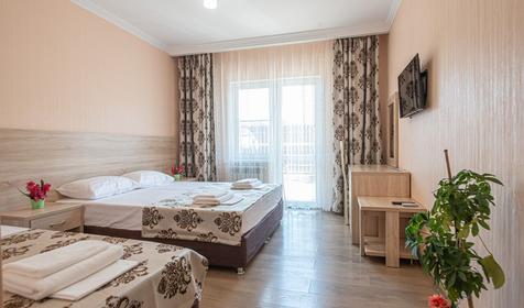 Трехместный однокомнатный (1 и 2 этаж), 2 корпус