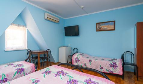 Четырехместный стандарт. Гостиница Дельфина, Туапсинский р-н, п. Ольгинка