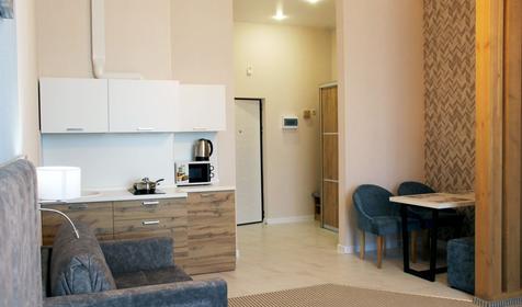 Студия с видом на город (34 м²)