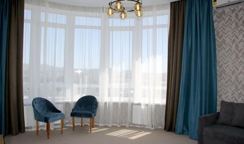 Апартаменты двухкомнатные с видом на море (60 м²)