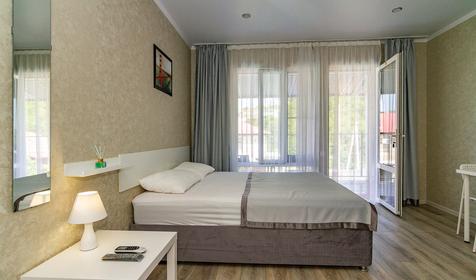 Студия двухместная. Гостевой дом LooRoom (studio), Сочи, Лоо