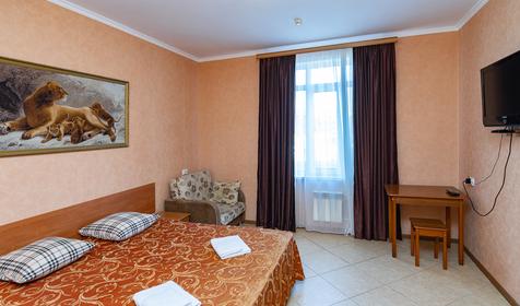 Люкс двухкомнатный. Гостиница Уралочка, Сочи, Лазаревское