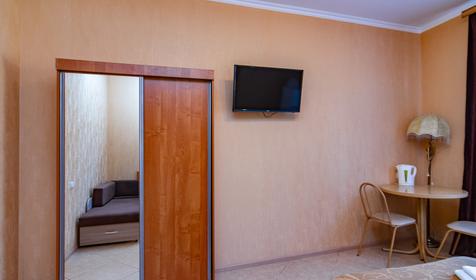 Двухместный стандарт без балкона. Гостиница Уралочка, Сочи, Лазаревское