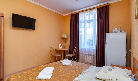 Двухместный стандарт без балкона. Гостиница Уралочка, Сочи, Лазаревское