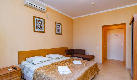 Двухместный стандарт без балкона. Гостиница Уралочка, Сочи, Лазаревское