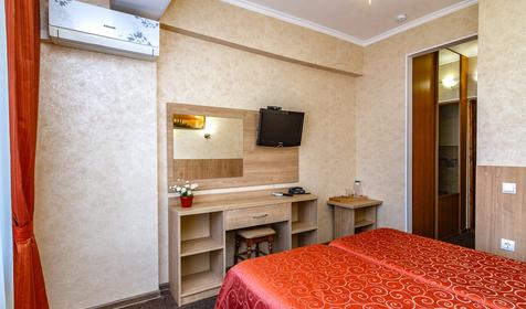 Стандарт двухместный в корпусе (с дополнительным местом) . Санаторий Рябинушка, г. Анапа