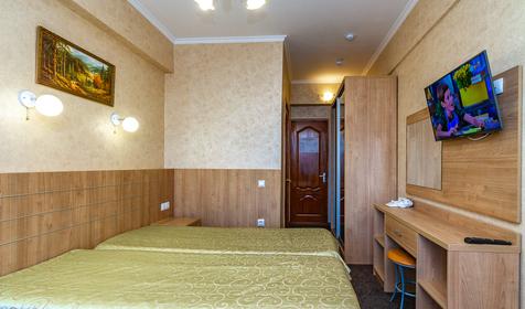 Стандарт двухместный в корпусе (с дополнительным местом) . Санаторий Рябинушка, г. Анапа