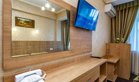 Стандарт двухместный в корпусе (с дополнительным местом) . Санаторий Рябинушка, г. Анапа