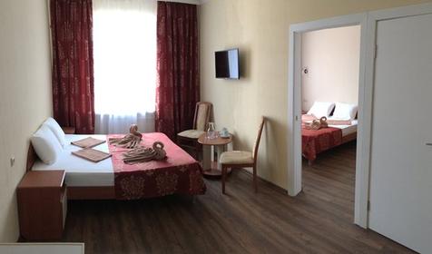 Эконом четырехместный двухкомнатный (без балкона, корпус №4)