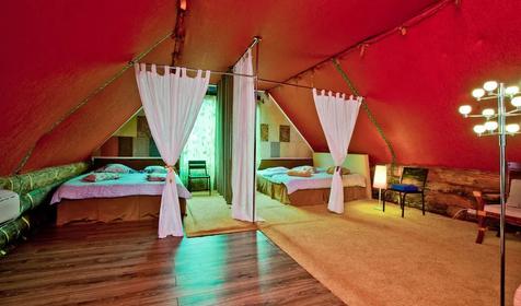 Деревянный домик (сруб, до 25 человек)