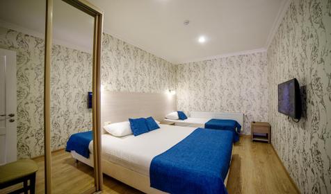 Апартаменты четырехместные двухкомнатные с кухней