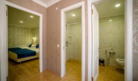 Апартаменты четырехместные двухкомнатные с кухней