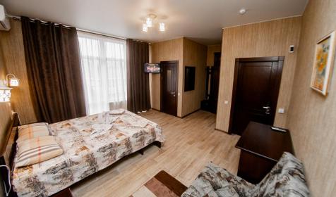 Семейный однокомнатный. Отель Орион плюс, Анапа