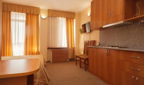 Студия двухместная с кухней