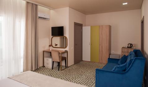 Standard SV двухместный (в коттедже, вид на море, 26 кв.м.)