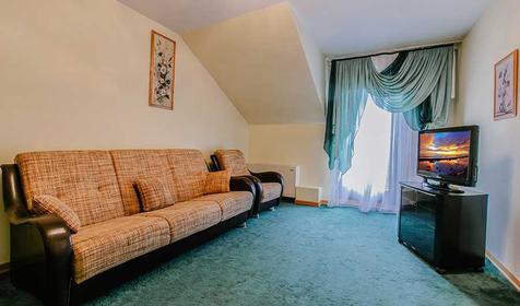 Люкс двухместный двухкомнатный с кухней