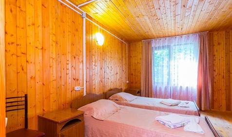 Четырехместный двухуровневый домик