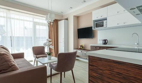 Апартаменты Делюкс однокомнатные с кухней и балконом