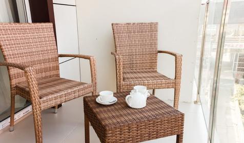 Апартаменты стандарт с кухней и балконом