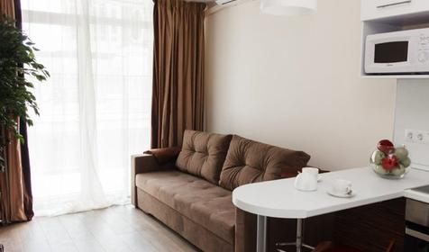 Апартаменты стандарт с кухней и балконом