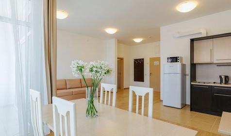 Апартаменты двухместный с 1 спальней и кухней