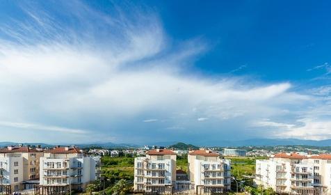 Апартаменты двухместный с 1 спальней и кухней (выход на кровлю)