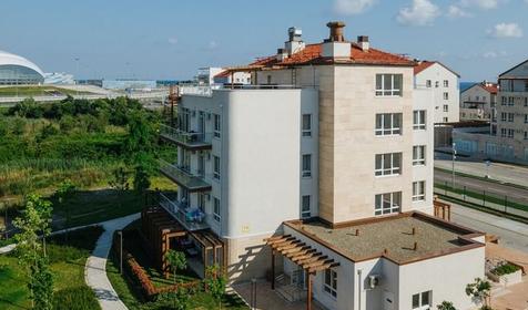 Апартаменты двухместный с 1 спальней и кухней (выход на кровлю)