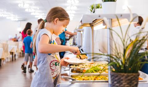 Организация питания. Пансионат Приветливый берег, Геленджик.