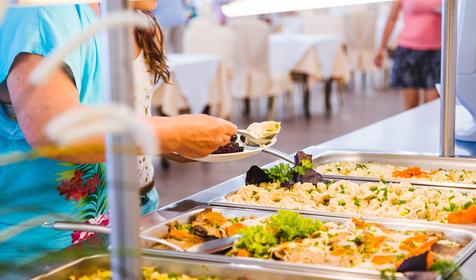 Организация питания. Пансионат Приветливый берег, Геленджик.