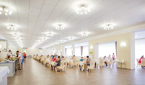 Организация питания. Пансионат Приветливый берег, Геленджик.