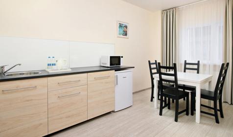 Апартамент Семейный четырехместный трехкомнатный