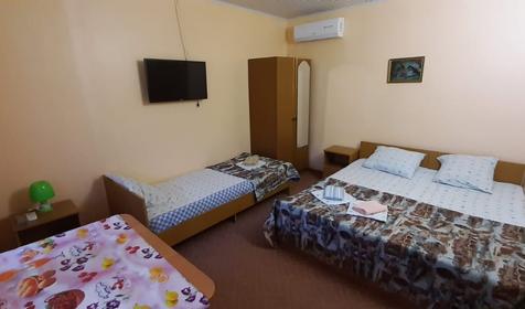 Семейный двухкомнатный шестиместный