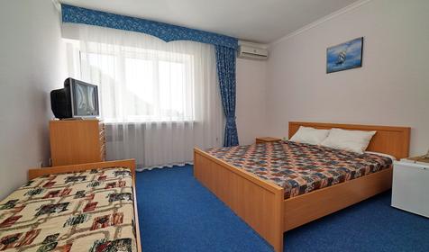 Трехместный стандарт, двуспальная+односпальная кровати