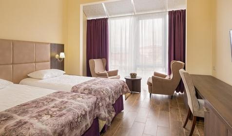 Стандарт двухместный 1 категории (с боковым видом, без балкона)