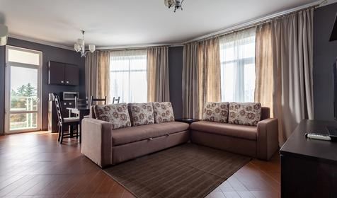 Люкс двухкомнатный двухместный (с видом на море)