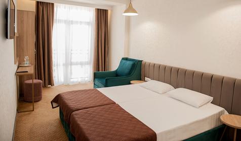 Стандарт с доп.местом. Курортный отель Ambra All inclusive Resort Hotel, Анапа, Джемете